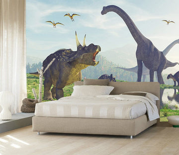3D Steppe Dinosaur 1605 Wall Murals Wallpaper AJ Wallpaper 2 