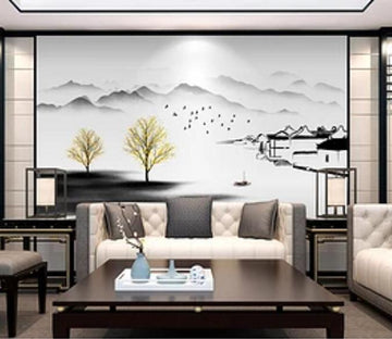 3D Mountain 235 Wall Murals Wallpaper AJ Wallpaper 2 