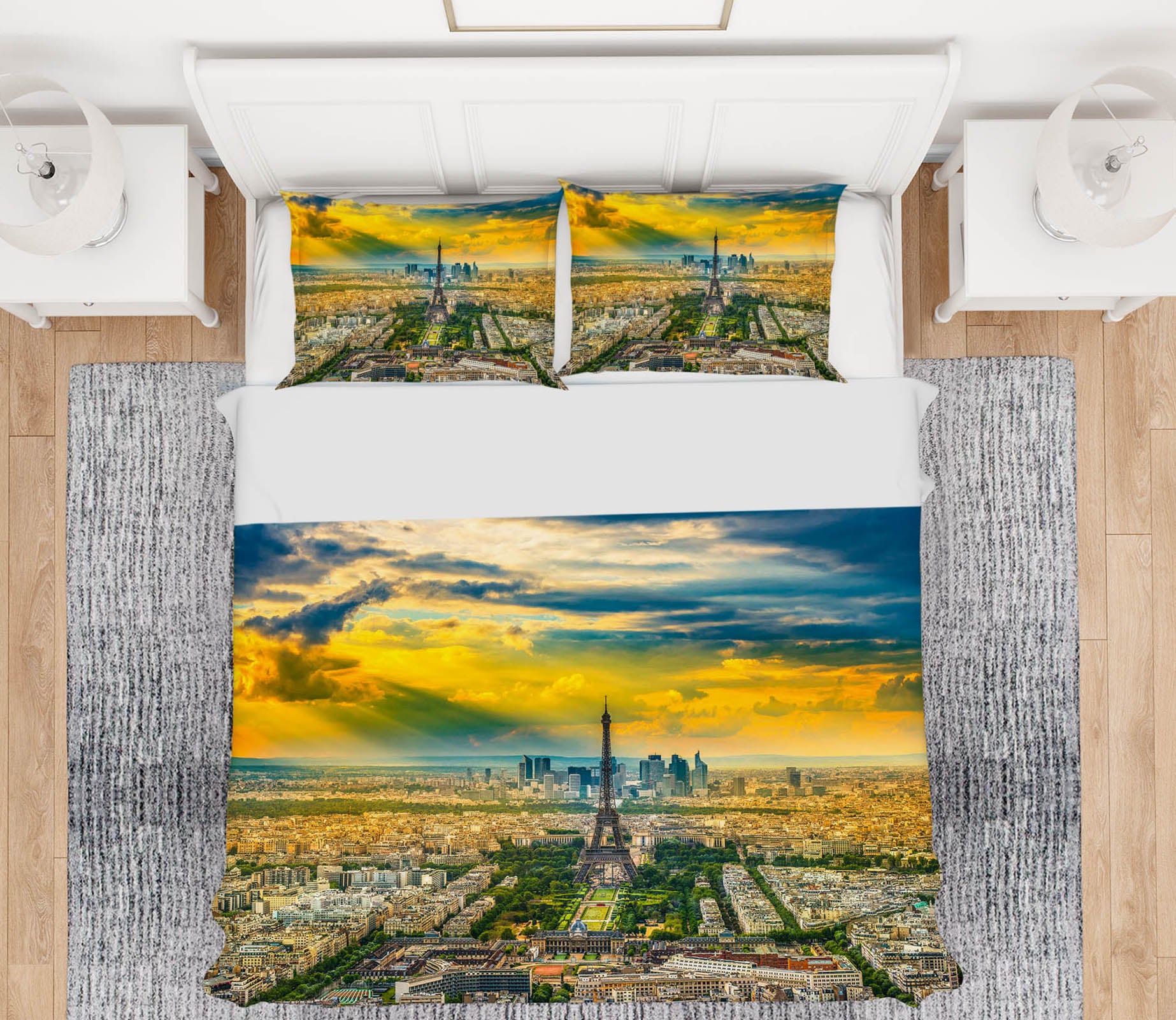 3D Montparnasse View 121 Marco Carmassi Bedding Bed Pillowcases Quilt