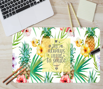 3D Pineapple Flower 17078 Desk Mat