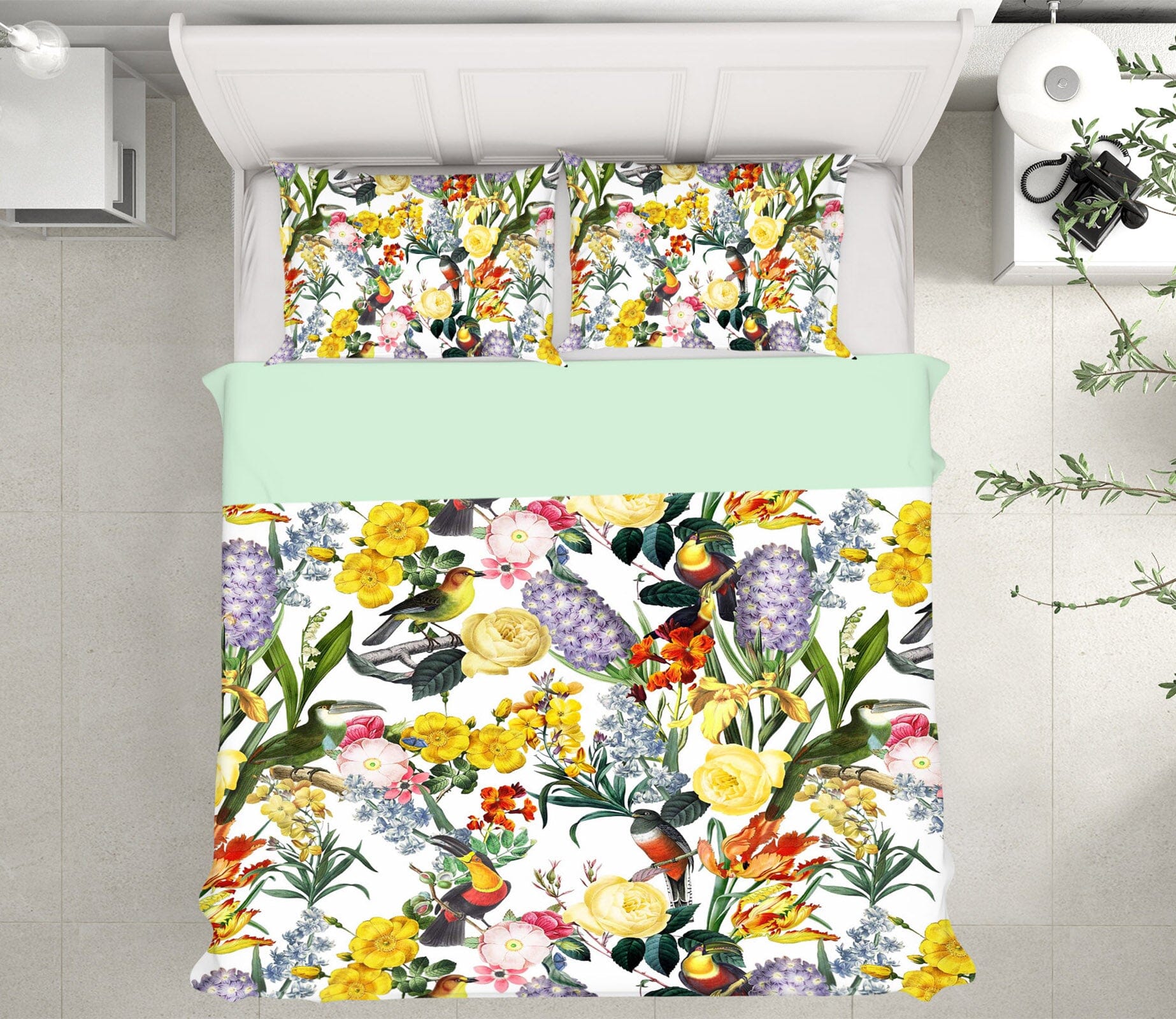 3D Fragrant Colored Flowers 146 Uta Naumann Bedding Bed Pillowcases Quilt Quiet Covers AJ Creativity Home 