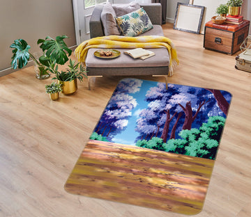 3D Trees 76068 Non Slip Rug Mat