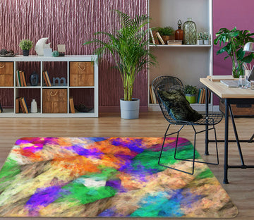 3D Color Pattern 35055 Non Slip Rug Mat