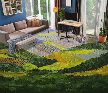 3D Field Grass Painting 9509 Allan P. Friedlander Floor Mural
