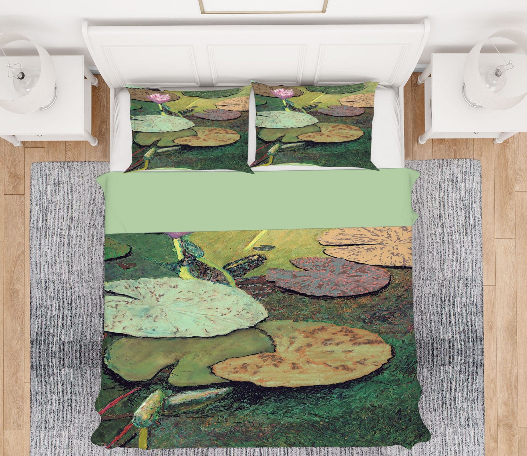 3D Emerald Pond 1160 Allan P. Friedlander Bedding Bed Pillowcases Quilt Quiet Covers AJ Creativity Home 
