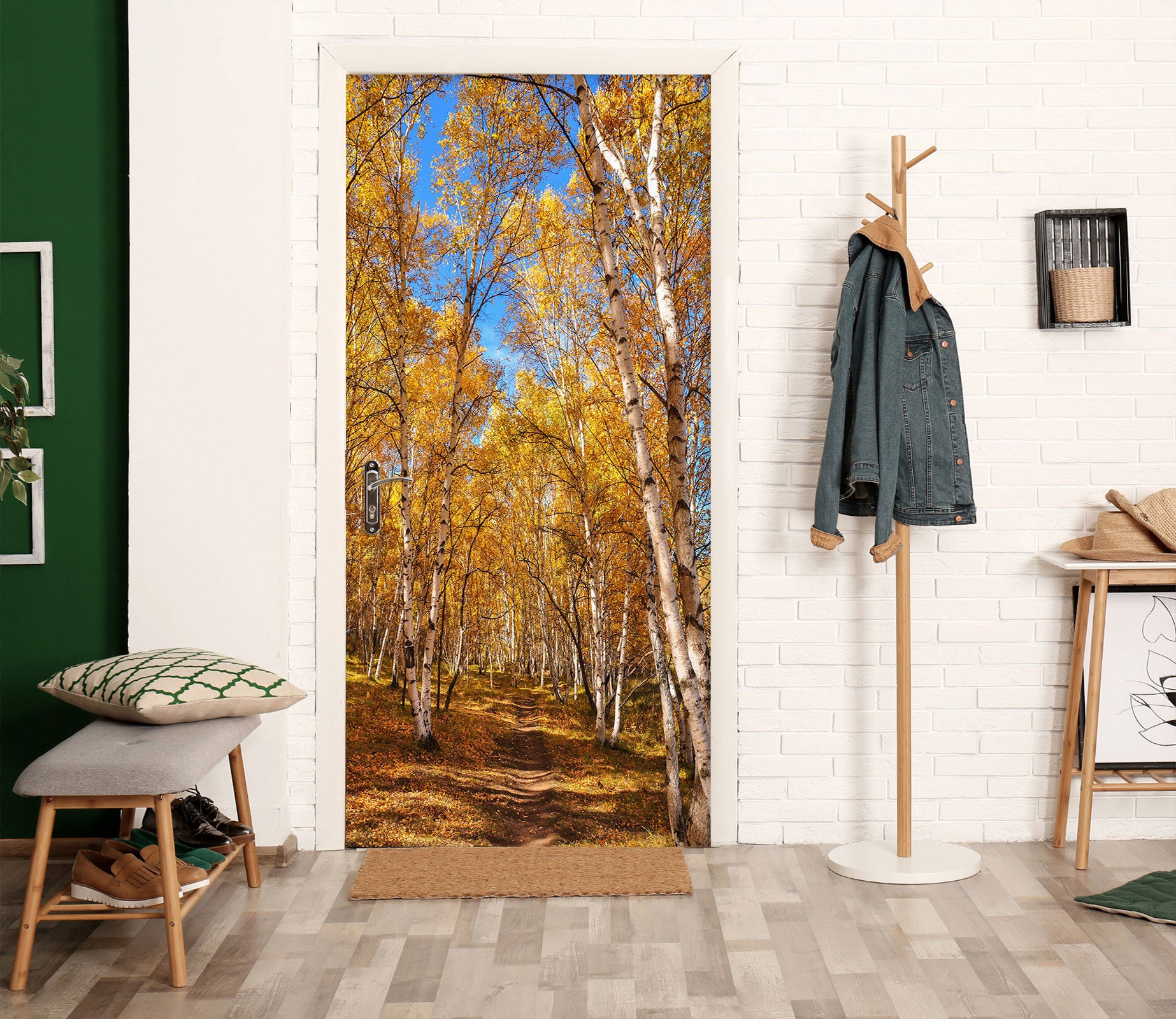 3D Forest 25053 Door Mural