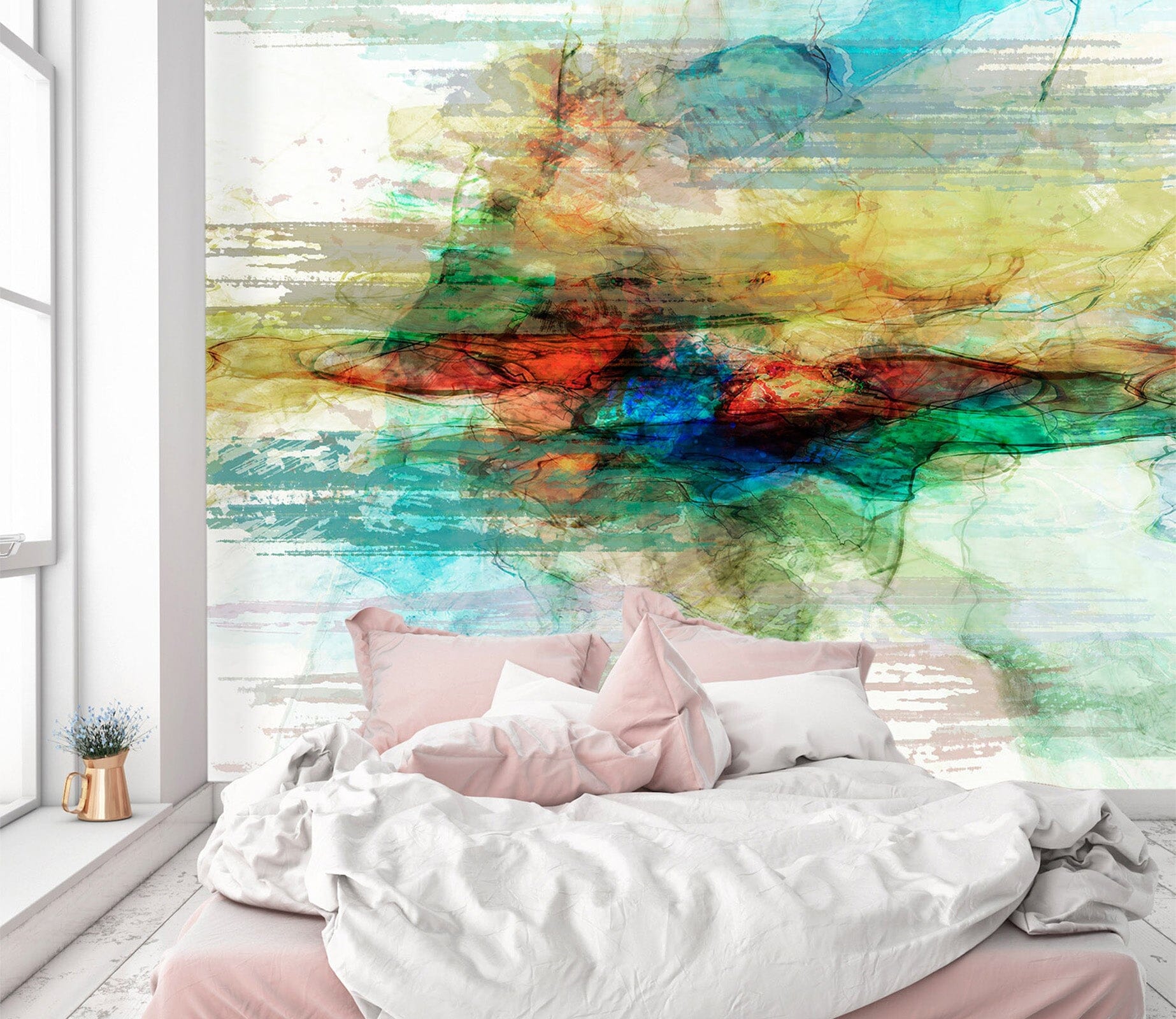 3D Colorful Pattern 1531 Michael Tienhaara Wall Mural Wall Murals Wallpaper AJ Wallpaper 2 