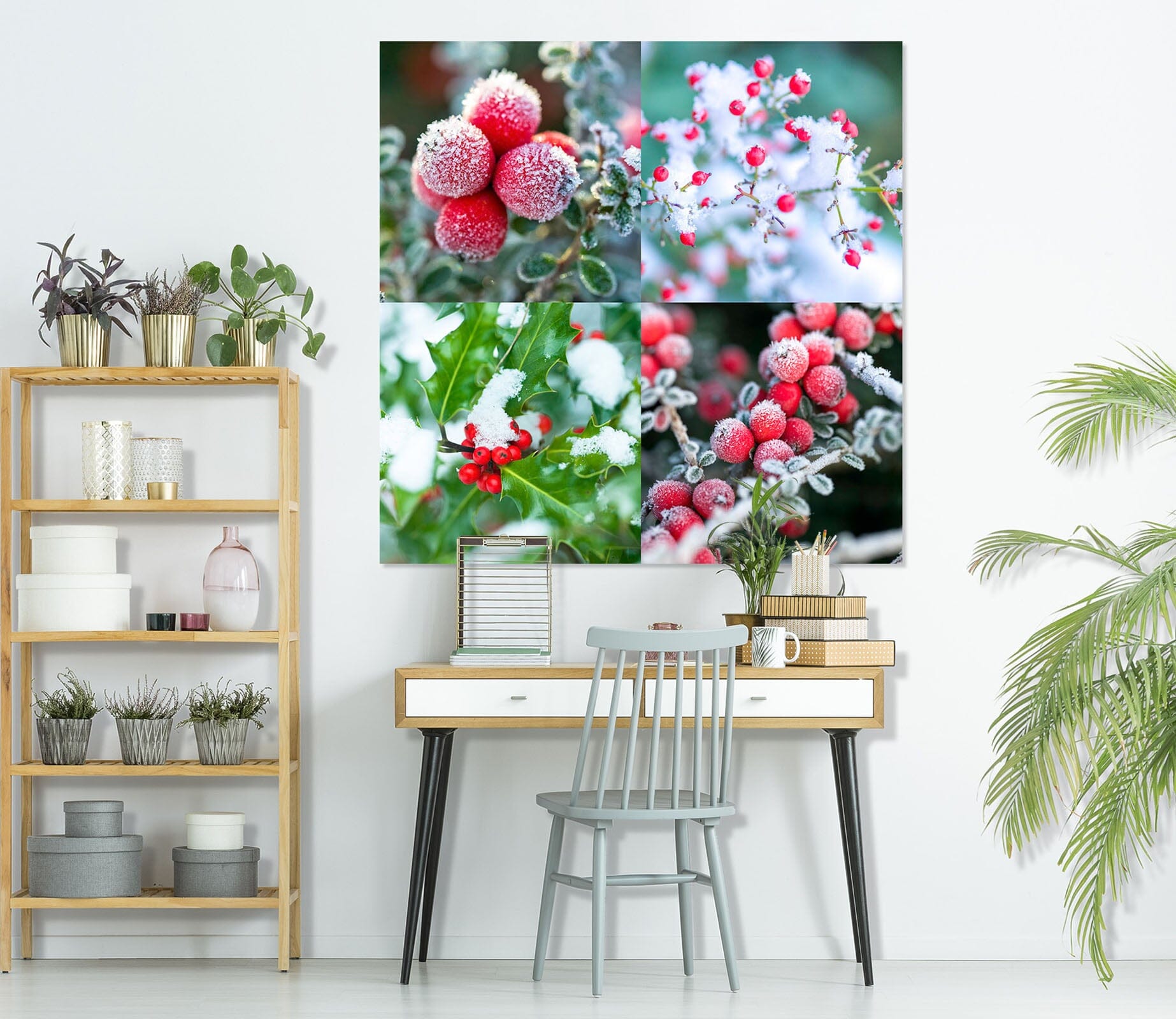 3D Snow Cherry 047 Assaf Frank Wall Sticker Wallpaper AJ Wallpaper 2 