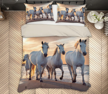 3D Group Horse 59208 Bed Pillowcases Quilt