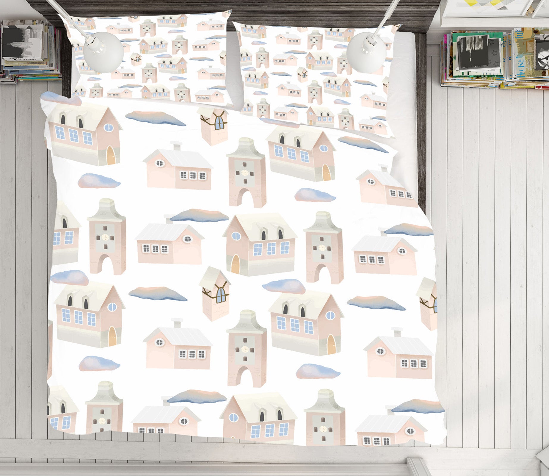3D Construction 61067 Bed Pillowcases Quilt