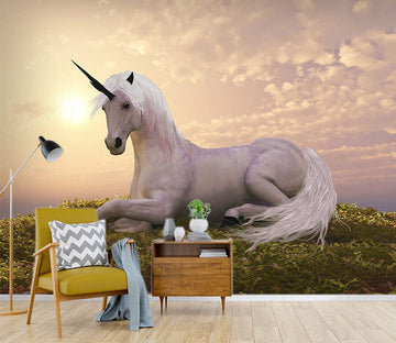 3D White Unicorn 1510 Wall Murals Wallpaper AJ Wallpaper 2 