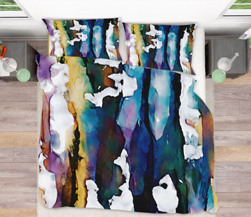 3D Watercolor 15199 Bed Pillowcases Quilt