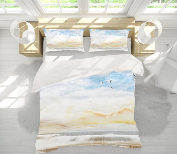 3D Mountain River 12072 Bed Pillowcases Quilt