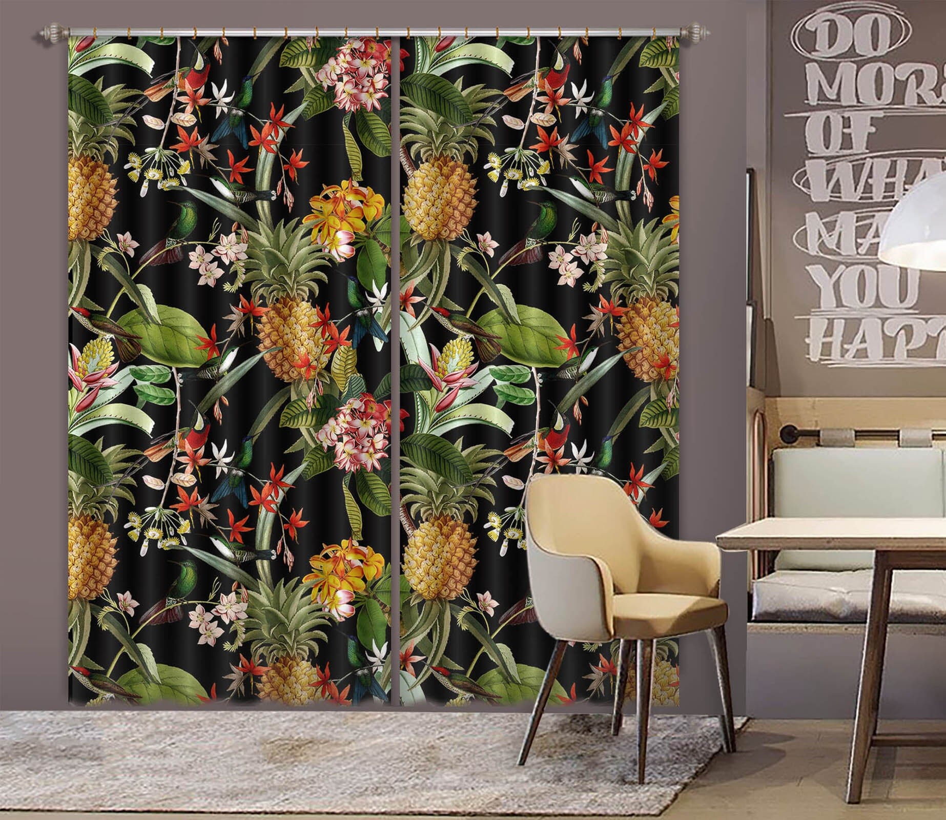 3D Fruit Tree 160 Uta Naumann Curtain Curtains Drapes Curtains AJ Creativity Home 