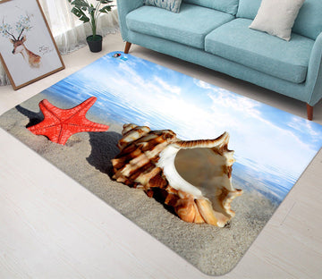 3D Conch 8536 Non Slip Rug Mat Mat AJ Creativity Home 