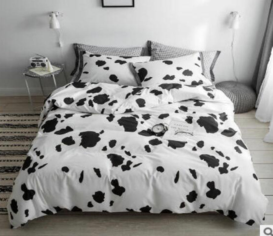 3D Cow Pattern 18120 Bed Pillowcases Quilt