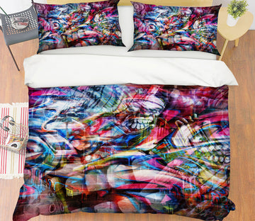 3D Pattern 14198 Bed Pillowcases Quilt