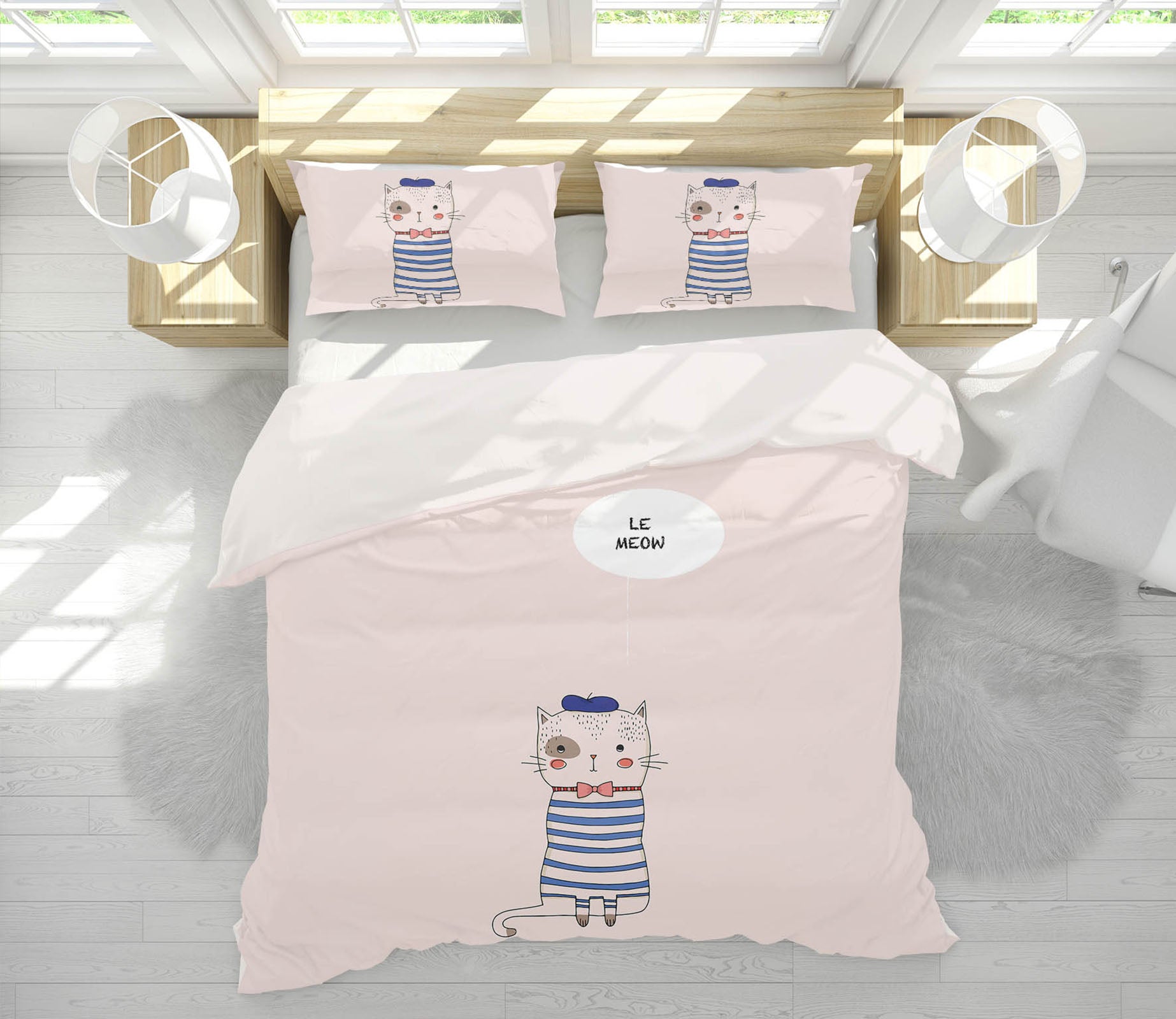3D Cute Kitten 174 Boris Draschoff Bedding Bed Pillowcases Quilt