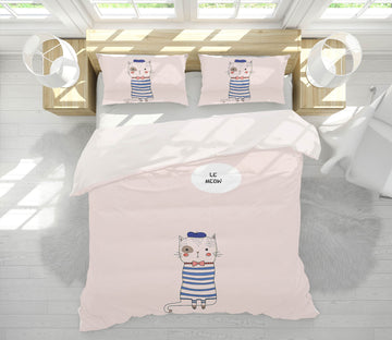 3D Cute Kitten 174 Boris Draschoff Bedding Bed Pillowcases Quilt