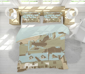 3D Corfe Castle 2015 Steve Read Bedding Bed Pillowcases Quilt Quiet Covers AJ Creativity Home 