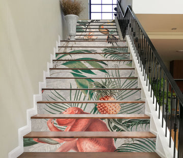 3D Monkey Pineapple 11029 Andrea Haase Stair Risers