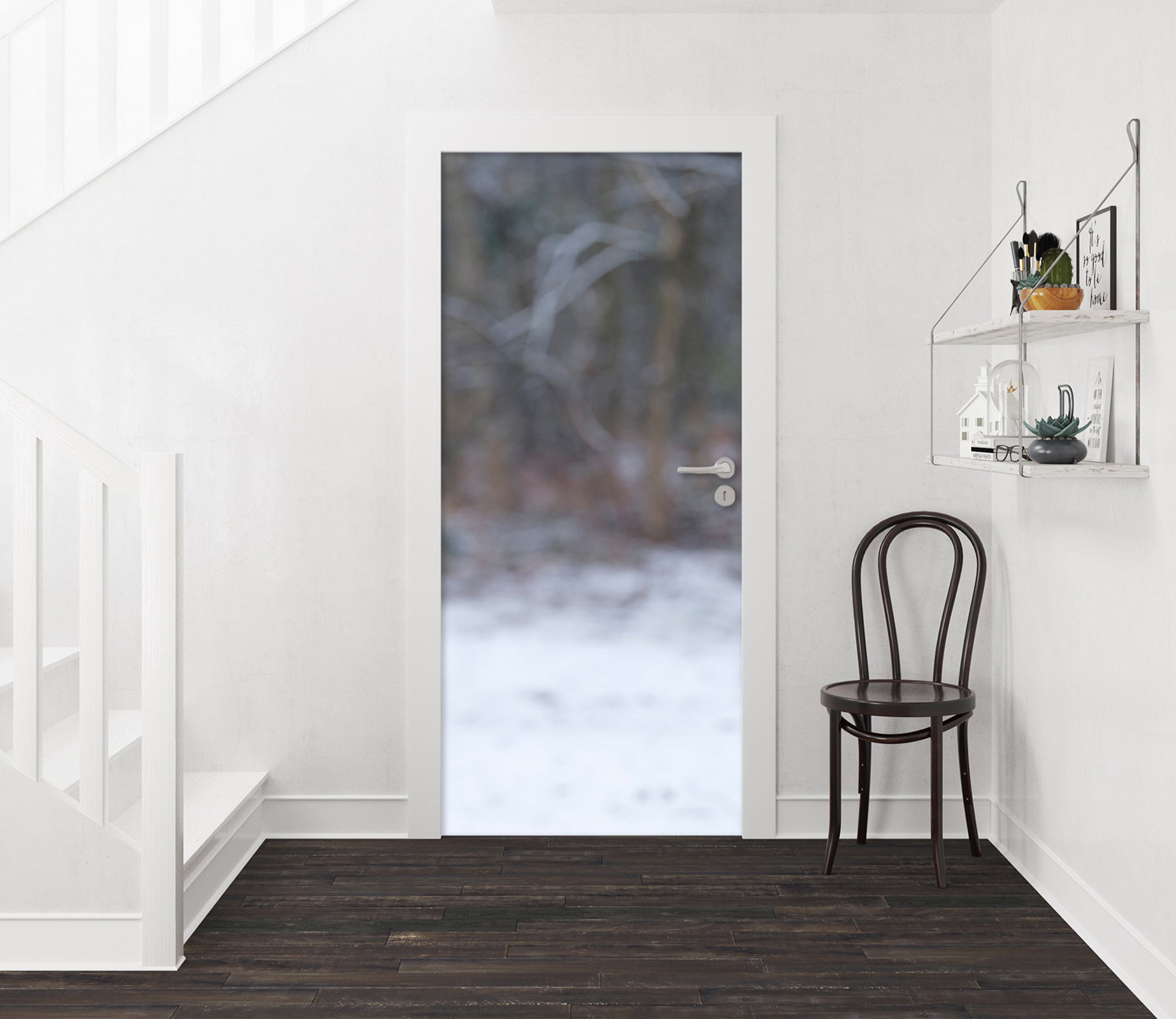 3D Hazy Scenery 5147 Assaf Frank Door Mural