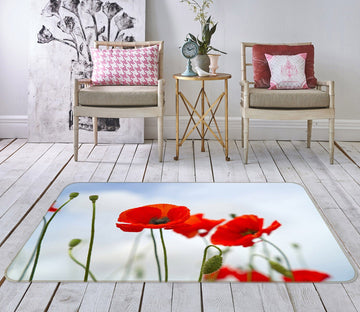 3D Red Flowers 1170 Marco Carmassi Rug Non Slip Rug Mat Mat AJ Creativity Home 