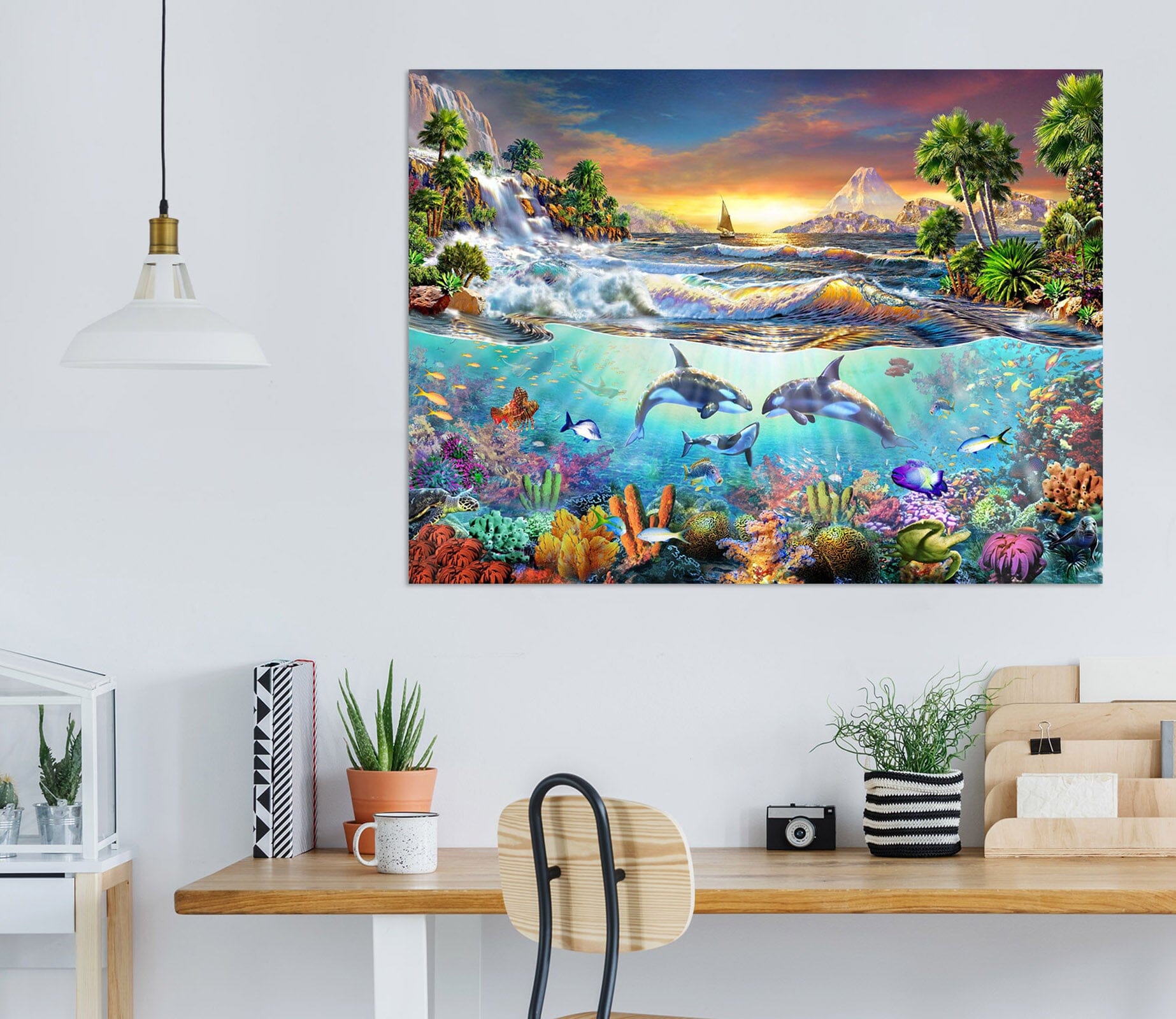 3D Beautiful Sea 003 Adrian Chesterman Wall Sticker Wallpaper AJ Wallpaper 2 