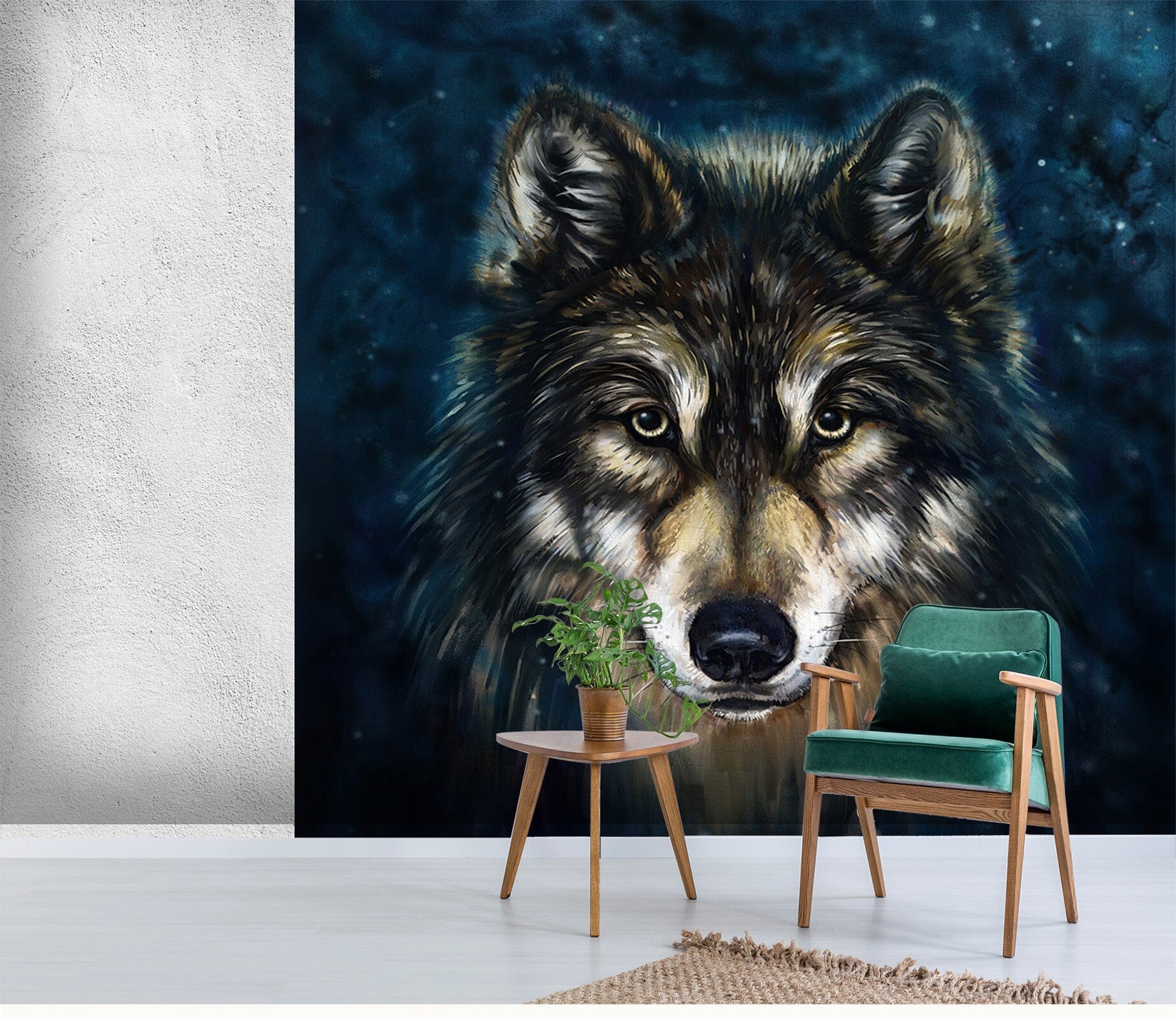 3D Beast Wolf 327 Wall Murals Wallpaper AJ Wallpaper 2 