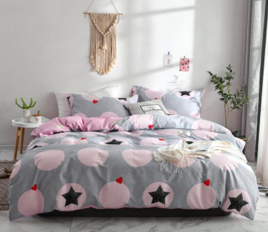 3D Pink Circle 30348 Bed Pillowcases Quilt