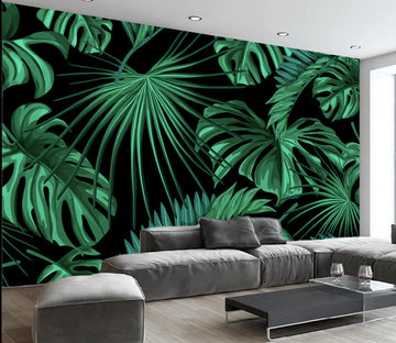 3D Forest Leaves WG309 Wall Murals