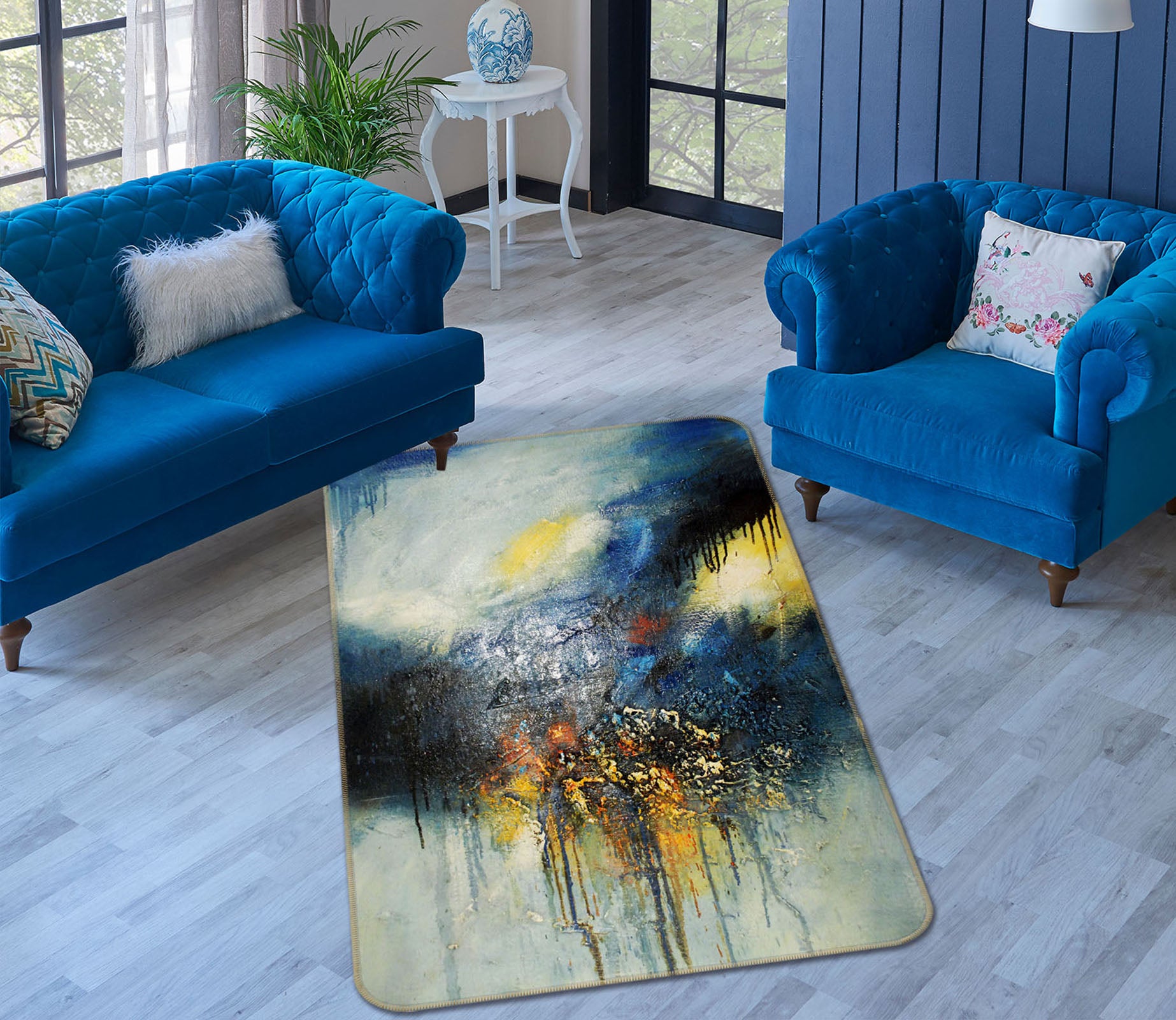 3D Pattern 33205 Non Slip Rug Mat