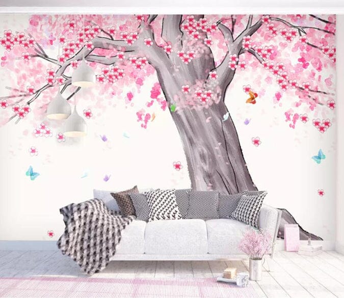 3D Peach Tree 1649 Wall Murals Wallpaper AJ Wallpaper 2 