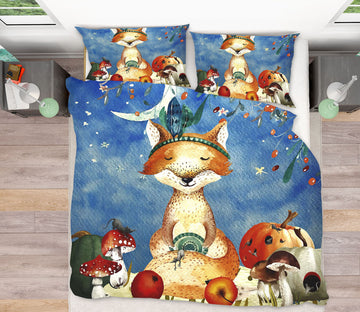 3D Fox 18122  Uta Naumann Bedding Bed Pillowcases Quilt