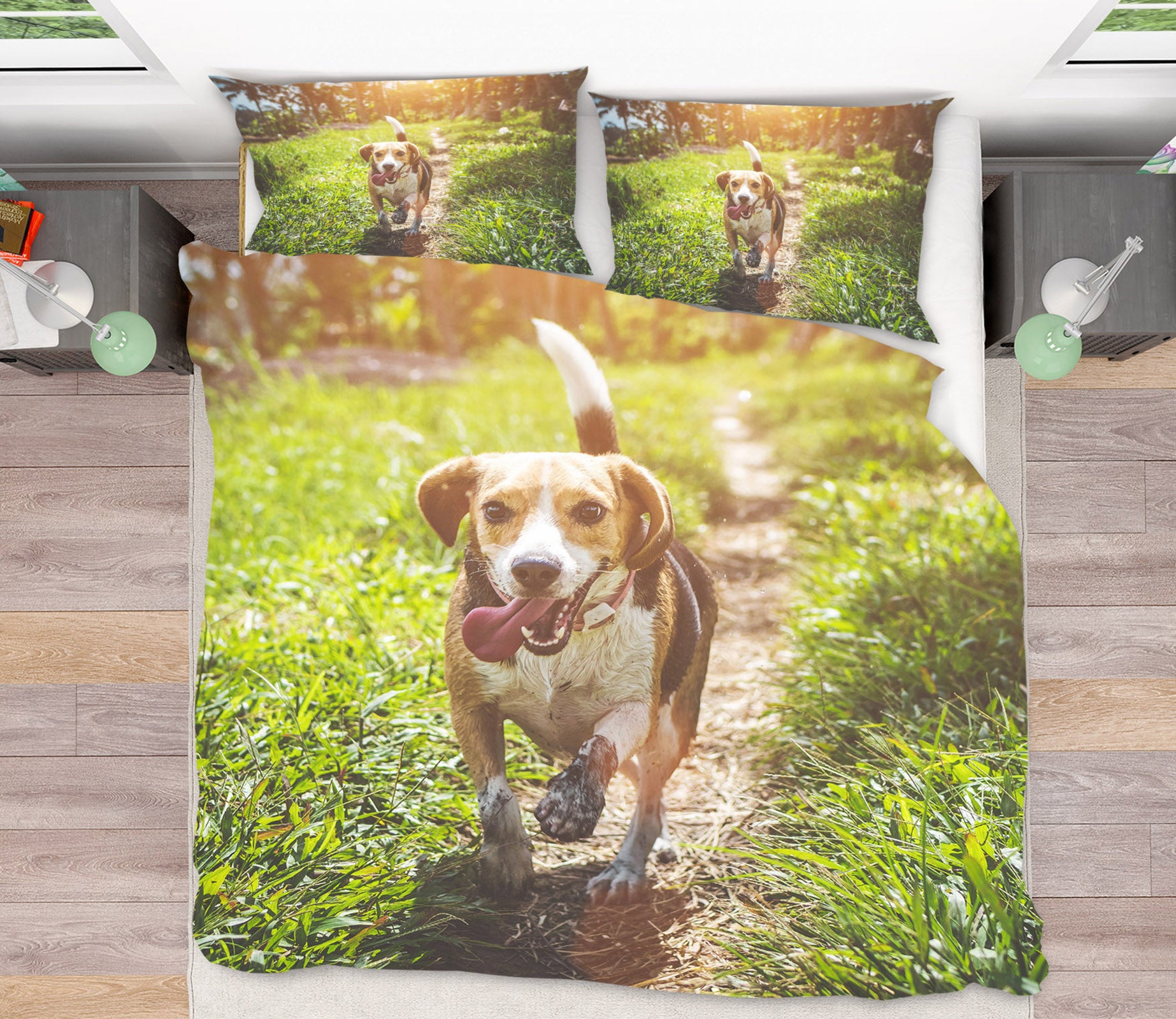 3D Dog 21030 Bed Pillowcases Quilt