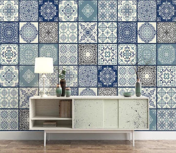 3D Geometric Patchwork 2158 Wall Murals Wallpaper AJ Wallpaper 2 