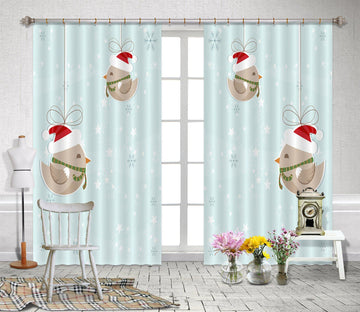 3D Fat Bird Hanging 40 Curtains Drapes Curtains AJ Creativity Home 