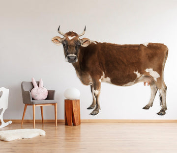 3D Cow 073 Animals Wall Stickers Wallpaper AJ Wallpaper 