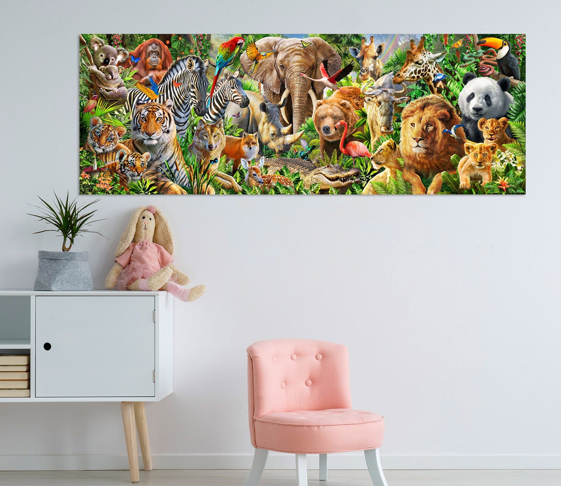 3D Animal World 017 Adrian Chesterman Wall Sticker Wallpaper AJ Wallpaper 2 