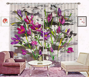 3D Cute Wildflowers 2324 Skromova Marina Curtain Curtains Drapes