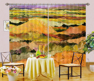 3D Golden Field 110 Allan P. Friedlander Curtain Curtains Drapes Curtains AJ Creativity Home 