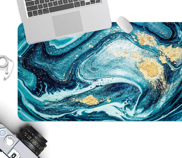 3D Green Pattern 18040 Desk Mat