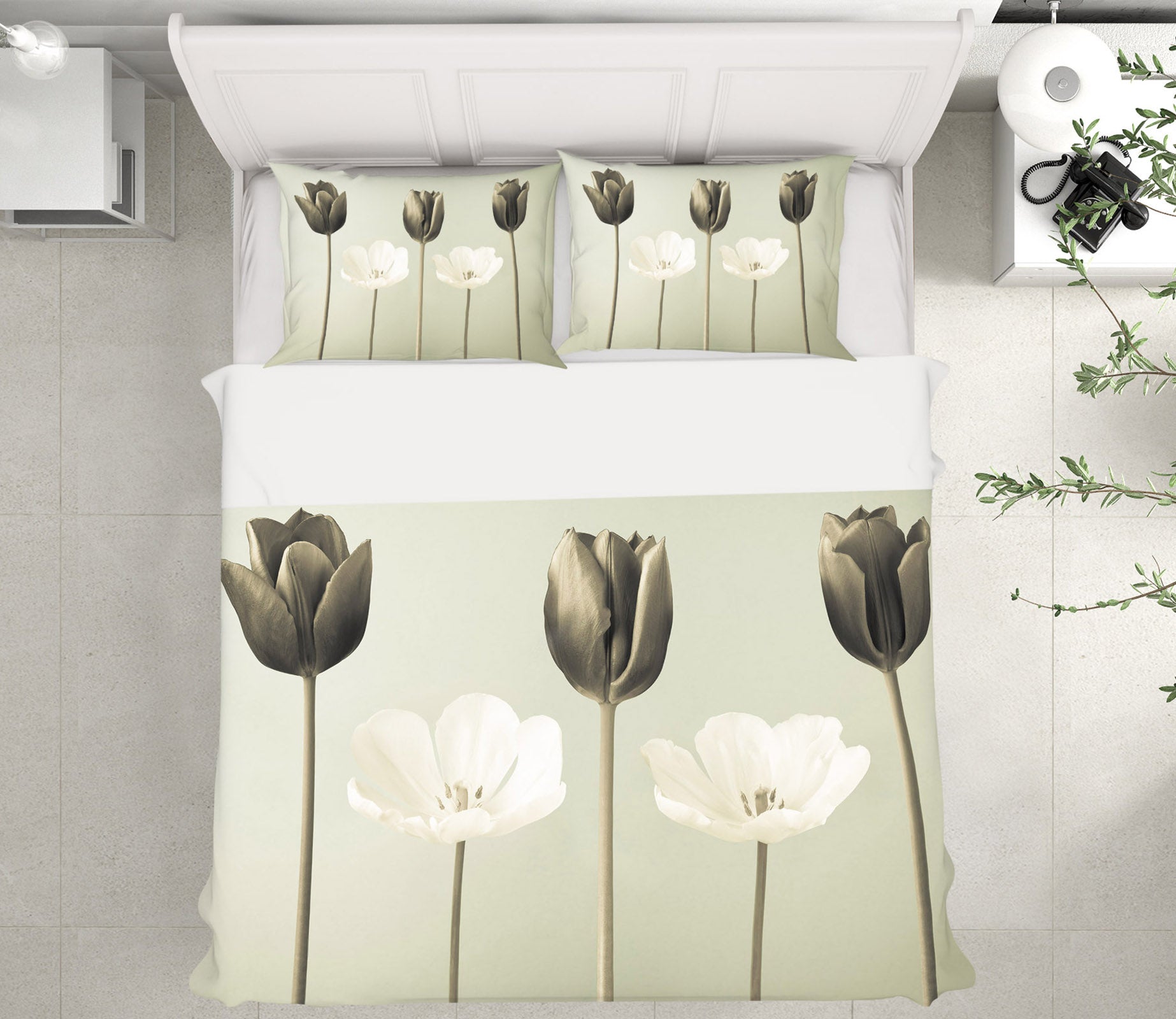 3D Brown Bud 7112 Assaf Frank Bedding Bed Pillowcases Quilt Cover Duvet Cover