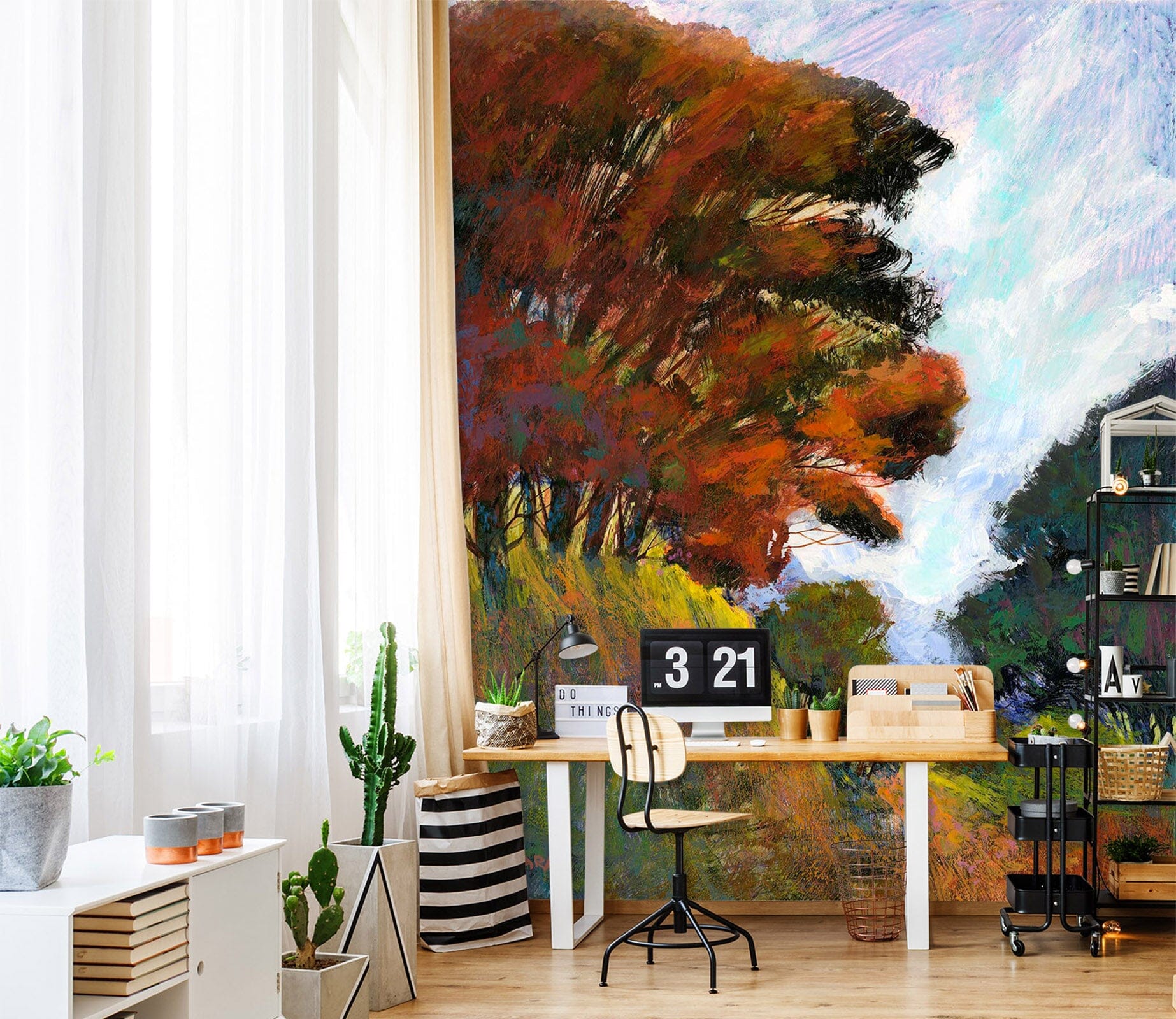 3D Maple Forest 1550 Michael Tienhaara Wall Mural Wall Murals Wallpaper AJ Wallpaper 2 