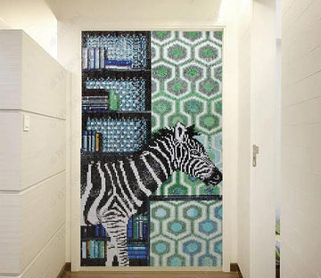 3D Cute Zebra WC278 Wall Murals Wallpaper AJ Wallpaper 2 