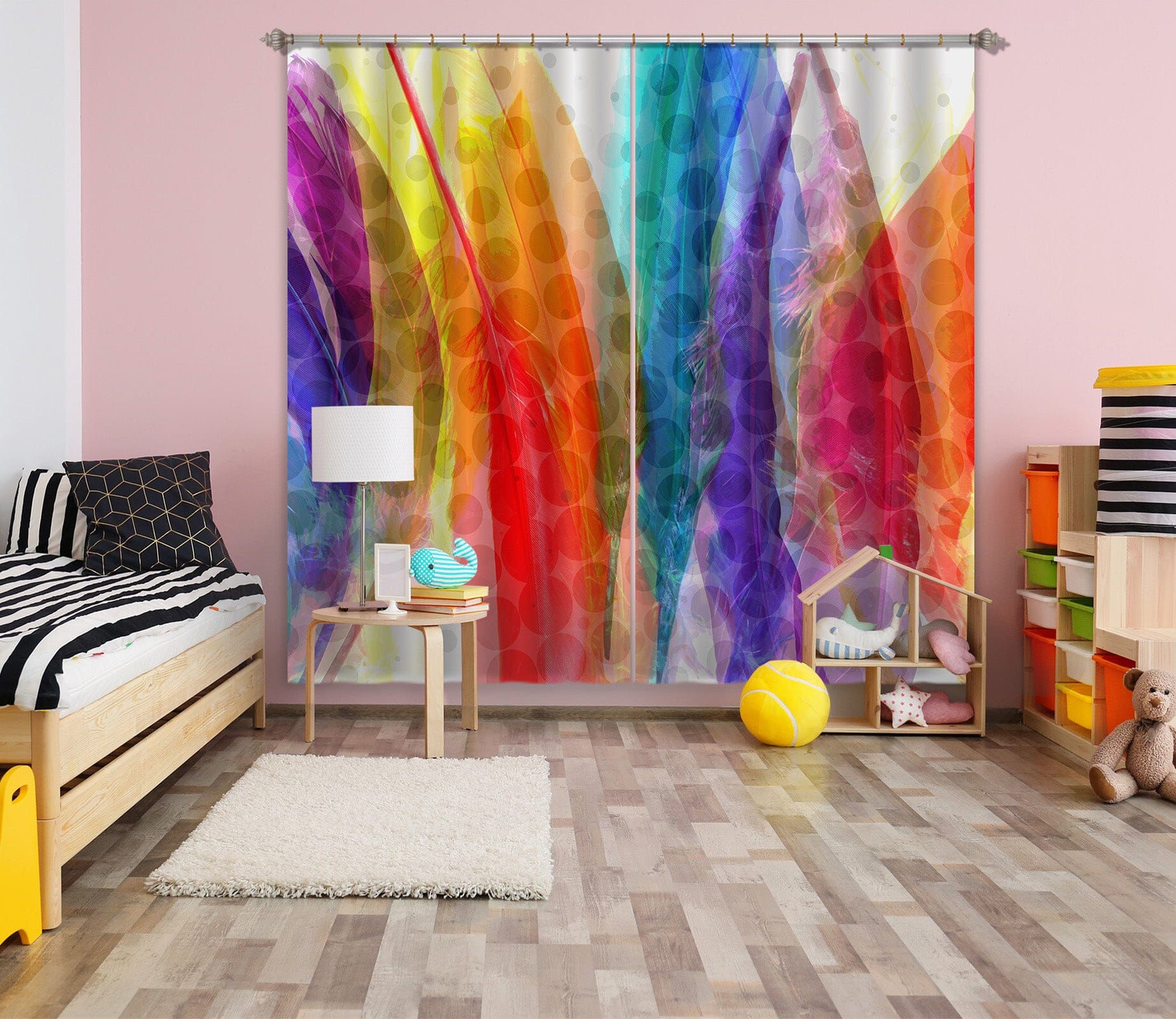 3D Happy Day 046 Shandra Smith Curtain Curtains Drapes Curtains AJ Creativity Home 