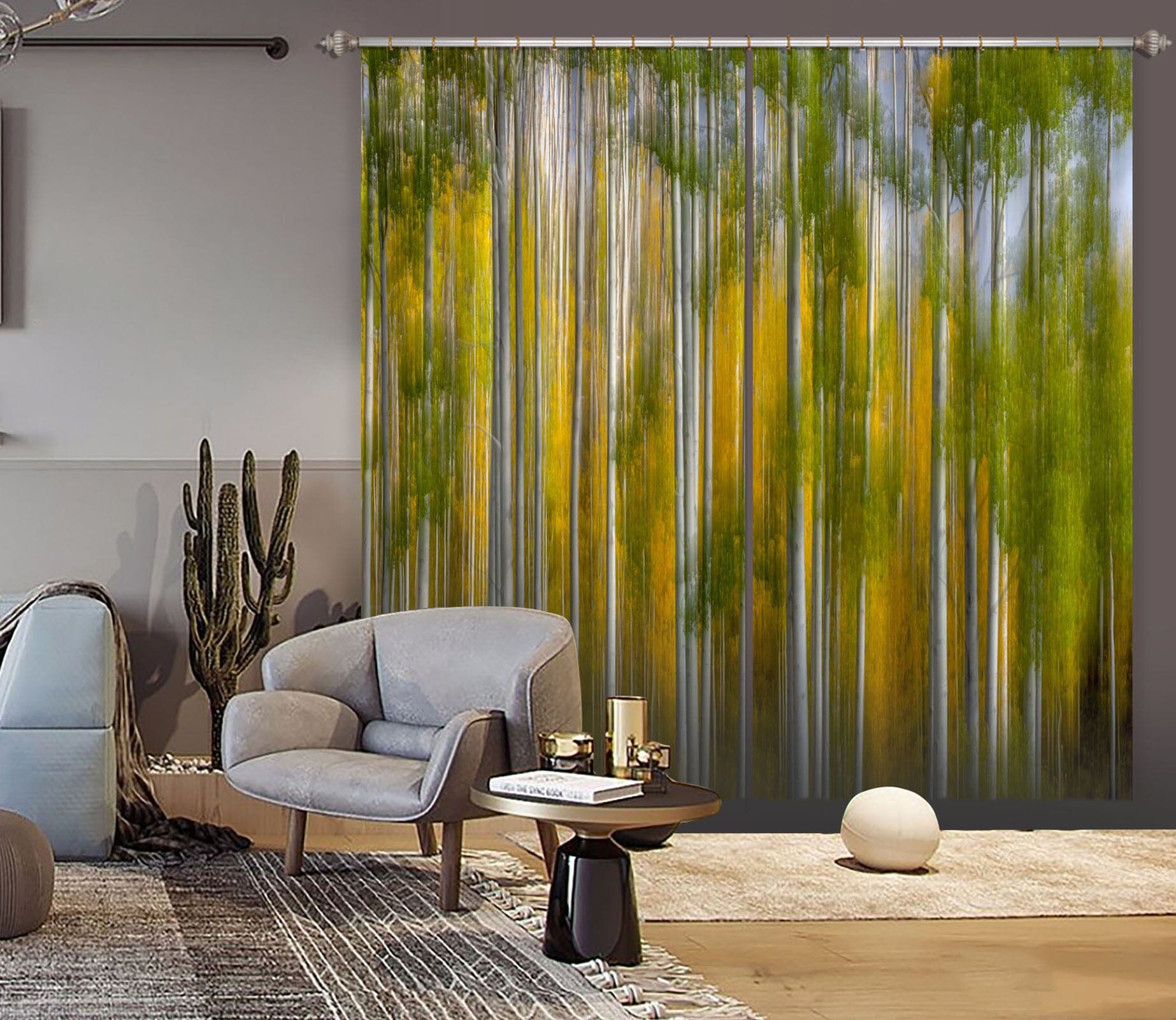 3D Abstract Forest 168 Marco Carmassi Curtain Curtains Drapes Curtains AJ Creativity Home 