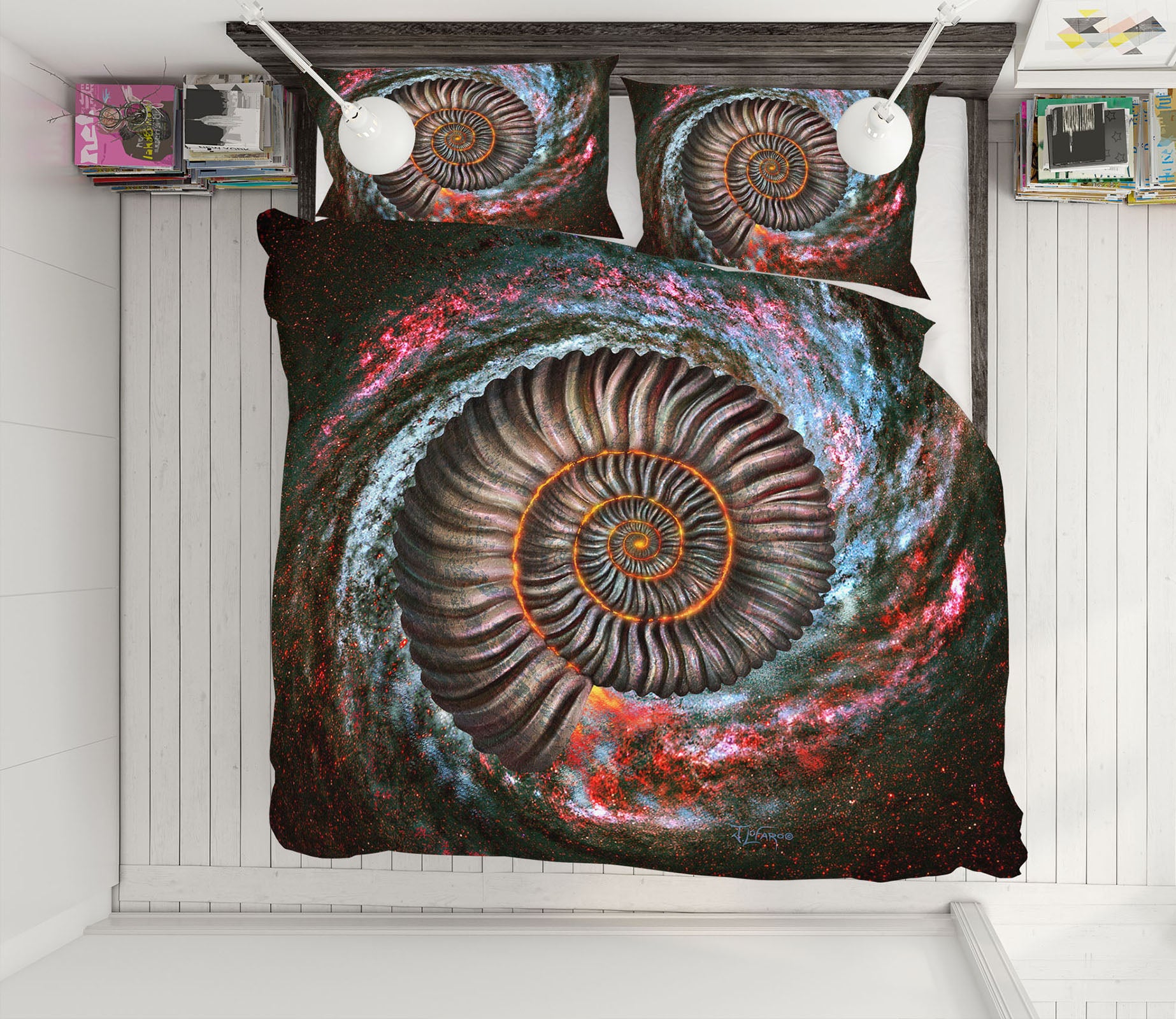 3D Starry Sky Vortex 18058 Jerry LoFaro bedding Bed Pillowcases Quilt