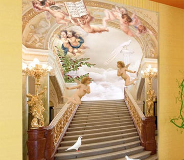 3D Child Statue 905 Wall Murals Wallpaper AJ Wallpaper 2 