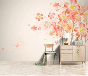 3D Pink Flowers 1885 Wall Murals Wallpaper AJ Wallpaper 2 
